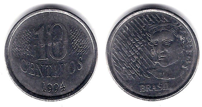 (633) Brasil. 1994. 10 Centavos (EBC)