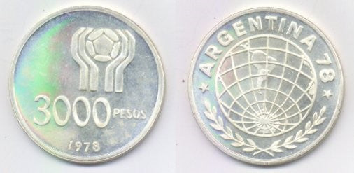 (80) Argentina. 1978. 3000 Pesos (SC) (Plata)