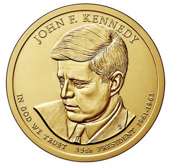 Estados Unidos de América. 2015(D). 1 Dollar (SC) John F. Kennedy