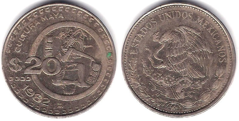 (486) Estados Unidos Mexicanos. 1982. 20 Pesos (MBC-)
