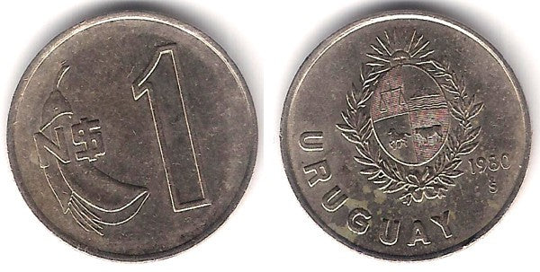(74) Uruguay. 1980. 1 Nuevo Peso (MBC+)