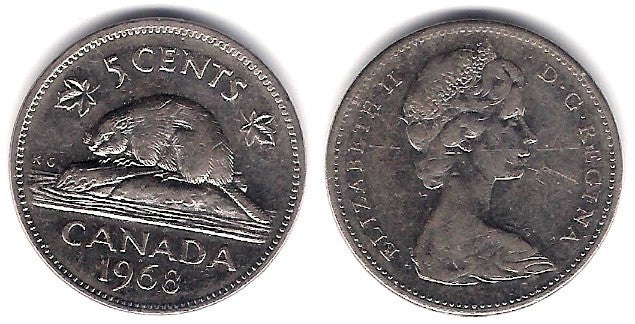 (60.1) Canadá. 1968. 10 Cents (MBC-)