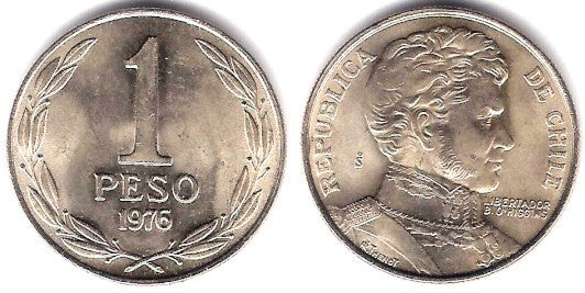 (208) Chile. 1976. 1 Peso (SC)