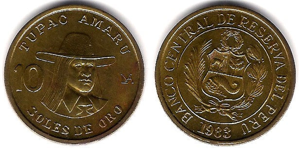 (272.2) Perú. 1983. 10 Soles de Oro (EBC+)