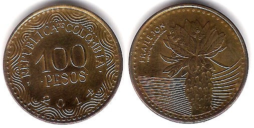 (296) Colombia. 2014. 100 Pesos (EBC)