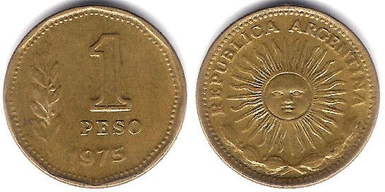 (69) Argentina. 1975. 1 Peso (MBC)