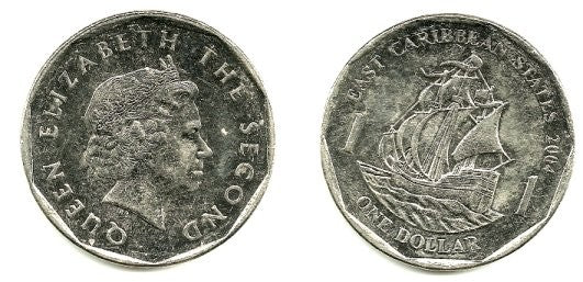 (39) Estados Orientales Caribeños. 2004. 1 Dollar (EBC)
