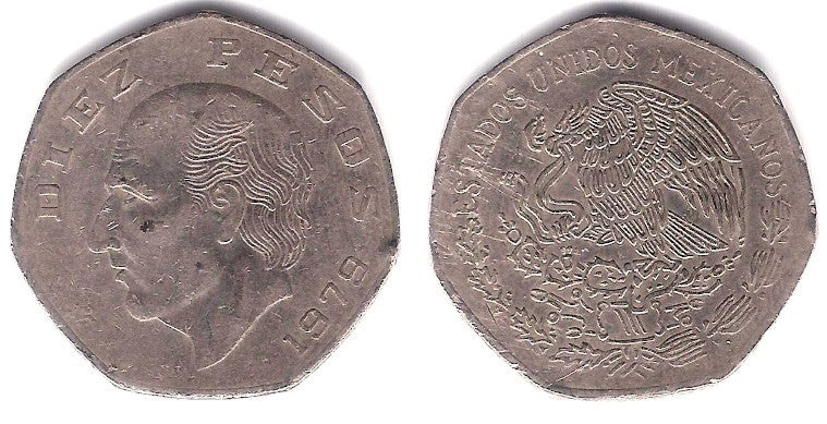 (477.2) Estados Unidos Mexicanos. 1979. 10 Pesos (MBC-)