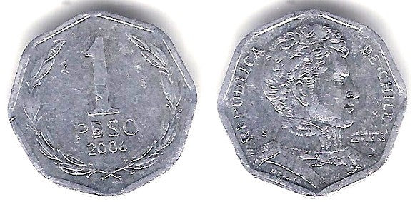 (231) Chile. 2006. 1 Peso (BC)