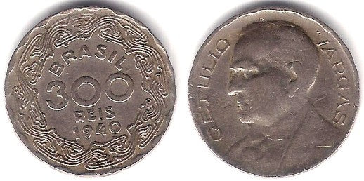 (546) Brasil. 1940. 300 Reis (MBC)