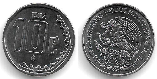 (547) Estados Unidos Mexicanos. 1992. 10 Centavos (SC)