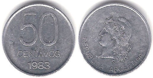(90) Argentina. 1983. 50 Centavos (MBC)