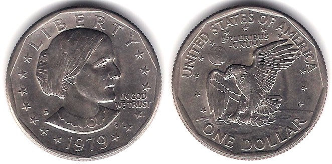 (207) Estados Unidos de América. 1979(D). 1 Dollar (EBC+)