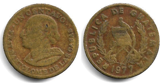 (275.1) Guatemala. 1977. 1 Centavo (BC)