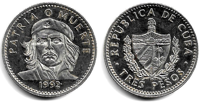 (346a) Cuba. 1992. 3 Pesos (EBC)