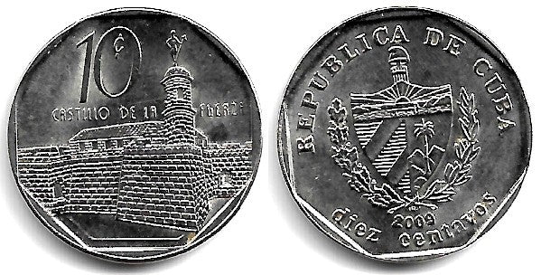 (576.2) Cuba. 2009. 10 Centavos (SC)