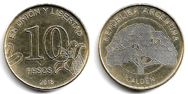 Argentina. 2018. 10 Pesos (MBC+)