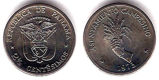 (32) Panamá. 1973. 2½ Centesimos (SC)