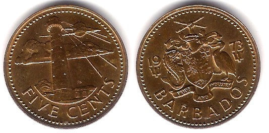 (11) Trinidad y Tobago. 1973. 5 Cents (SC)