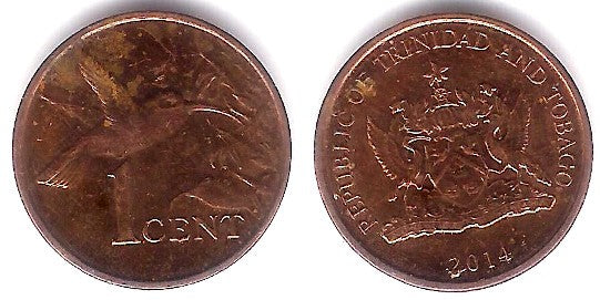 (29) Trinidad y Tobago. 2014. 1 Cent (EBC-)