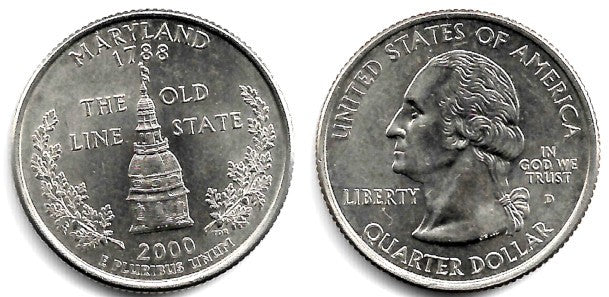 (306) Estados Unidos de América. 2000(D). Quarter Dollar (SC)