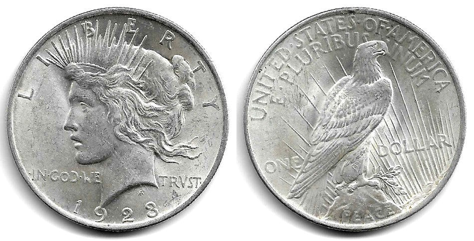 (150) Estados Unidos de América. 1923. 1 Dollar (MBC+) (Plata)