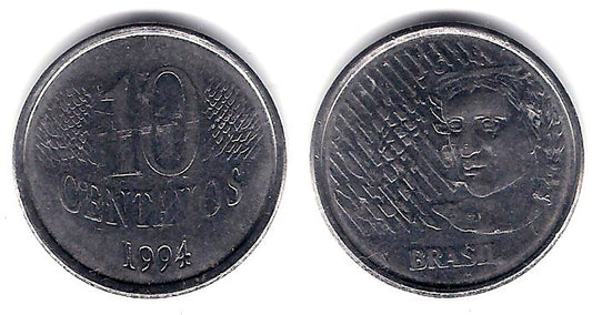 (633) Brasil. 1994. 10 Centavos (EBC)