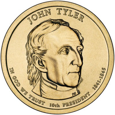 (451) Estados Unidos de América. 2009(P). 1 Dollar (SC) John Tyler
