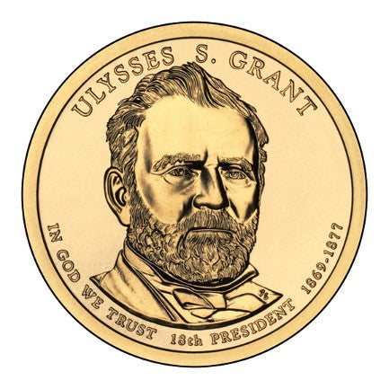 (500) Estados Unidos de América. 2011(D). 1 Dollar (SC) Ulysses S. Grant