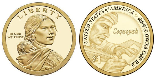 Estados Unidos de América. 2017(D). 1 Dollar (SC) Native