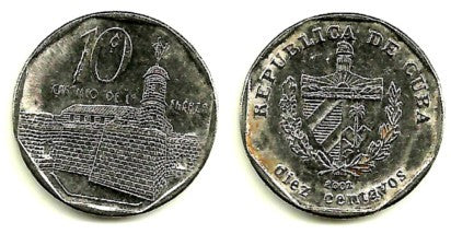 (576.2) Cuba. 2002. 10 Centavos (EBC-)