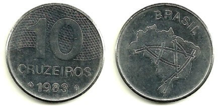 (592.1) Brasil. 1983. 10 Cruzeiros (MBC+)