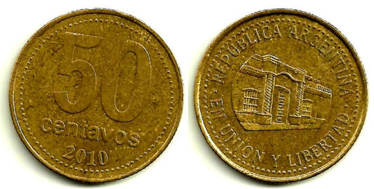 (111.2) Argentina. 2010. 50 Centavos (MBC)