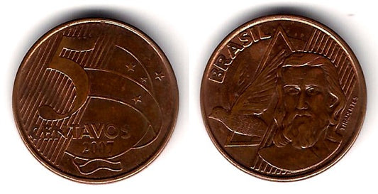(648) Brasil. 2007. 5 Centavos (MBC)