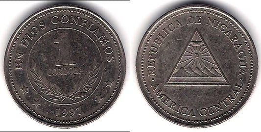 (89) Nicaragua. 1997. 1 Cordoba (MBC)