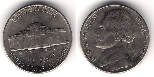 (A192) Estados Unidos de América. 1997(P). 5 Cents (MBC)
