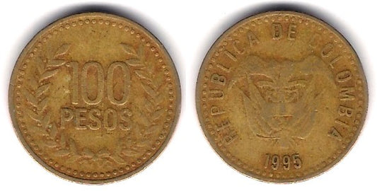 (285.1) Colombia. 1995. 100 Pesos (BC)