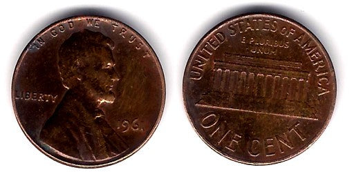 (201) Estados Unidos de América. 1961. 1 Cent (BC+)