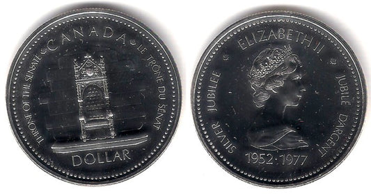 (118) Canadá. 1977. 1 Dollar (Proof) (Plata)