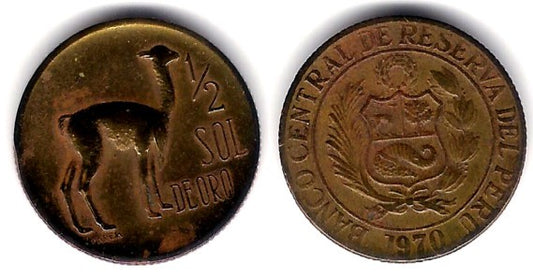(247) Perú. 1970. ½ Sol de Oro (MBC)