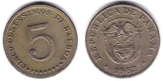 (23.2) Panamá. 1982. 5 Centesimos (MBC)