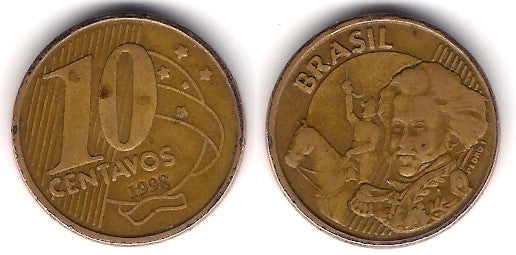 (649.2) Brasil. 1998. 10 Centavos (BC)
