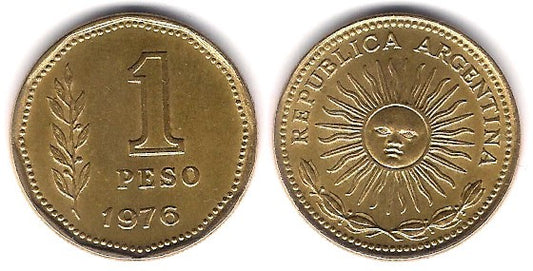 (69) Argentina. 1976. 1 Peso (SC)