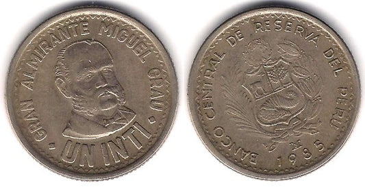 (296) Perú. 1985. 1 Inti (MBC)