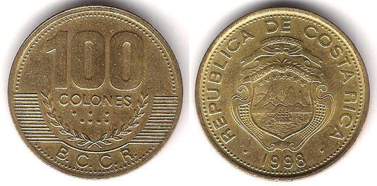 (230a) Costa Rica. 1998. 100 Colones (EBC)