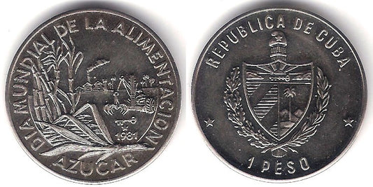 (59) Cuba. 1981. 1 Peso (SC)