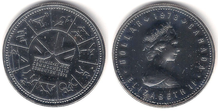 (121) Canadá. 1978. 1 Dollar (Proof) (Plata)