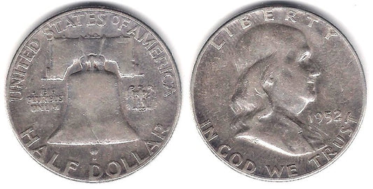 (199) Estados Unidos de América. 1952. Half Dollar (MBC) (Plata)