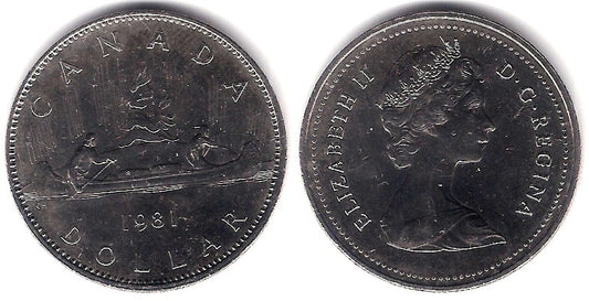 (120.1) Canadá. 1981. 1 Dollar (SC)