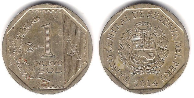 Perú. 2014. 1 Sol (MBC-)